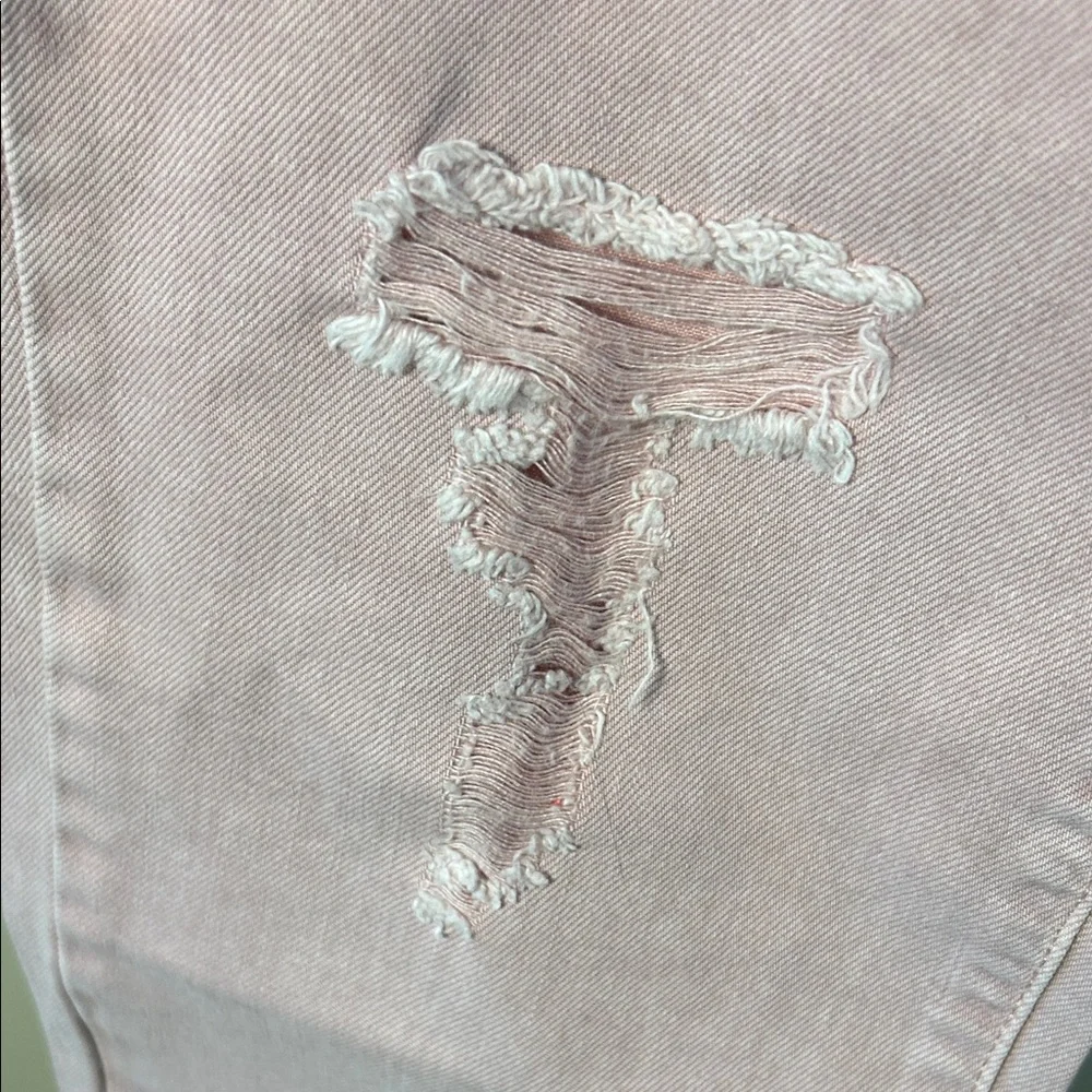 Mossimo Supply Co. Light Pink Boyfriend Crop Jeans
